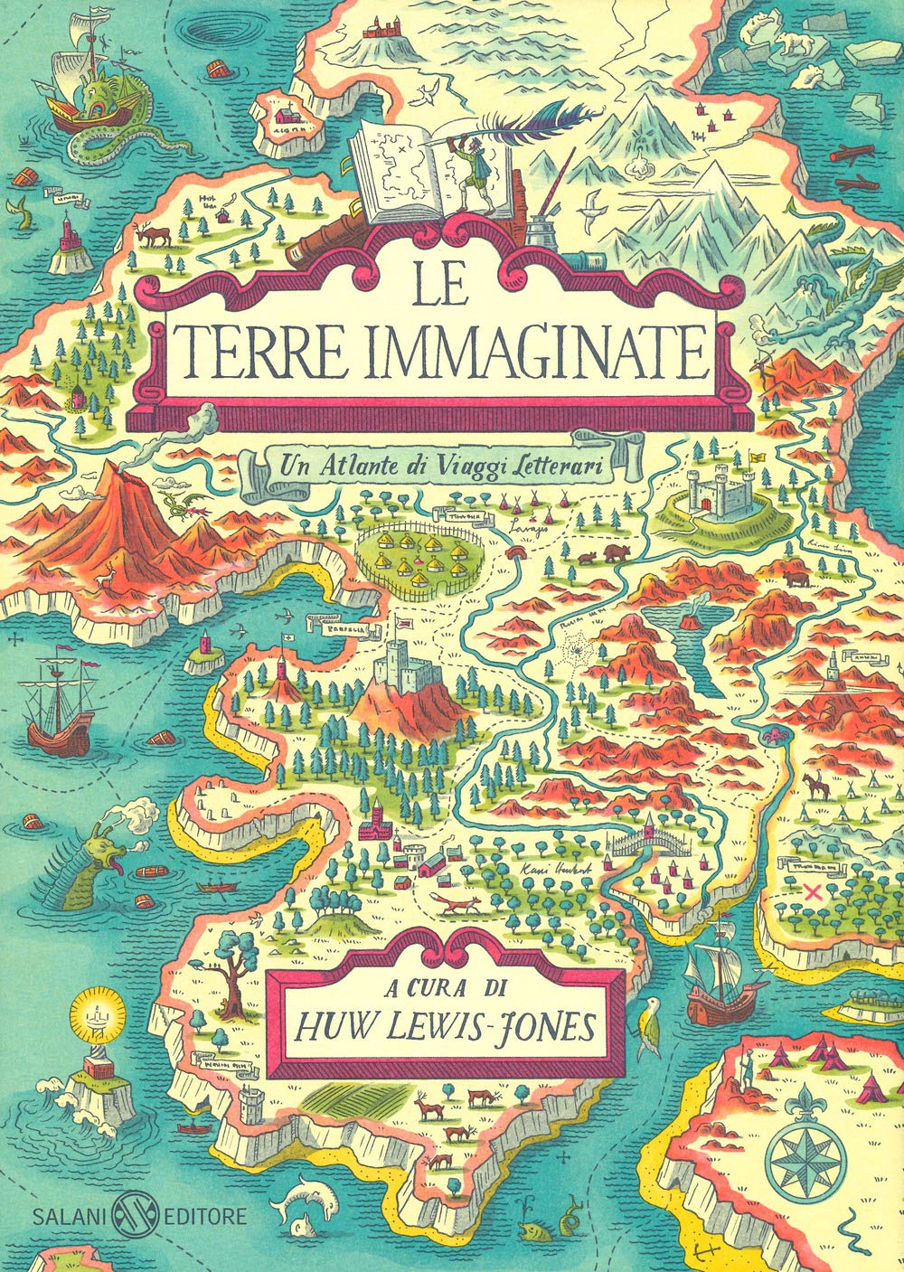 Le terre immaginate. Un atlante di viaggi letterari. Ediz. a colori Reference Books