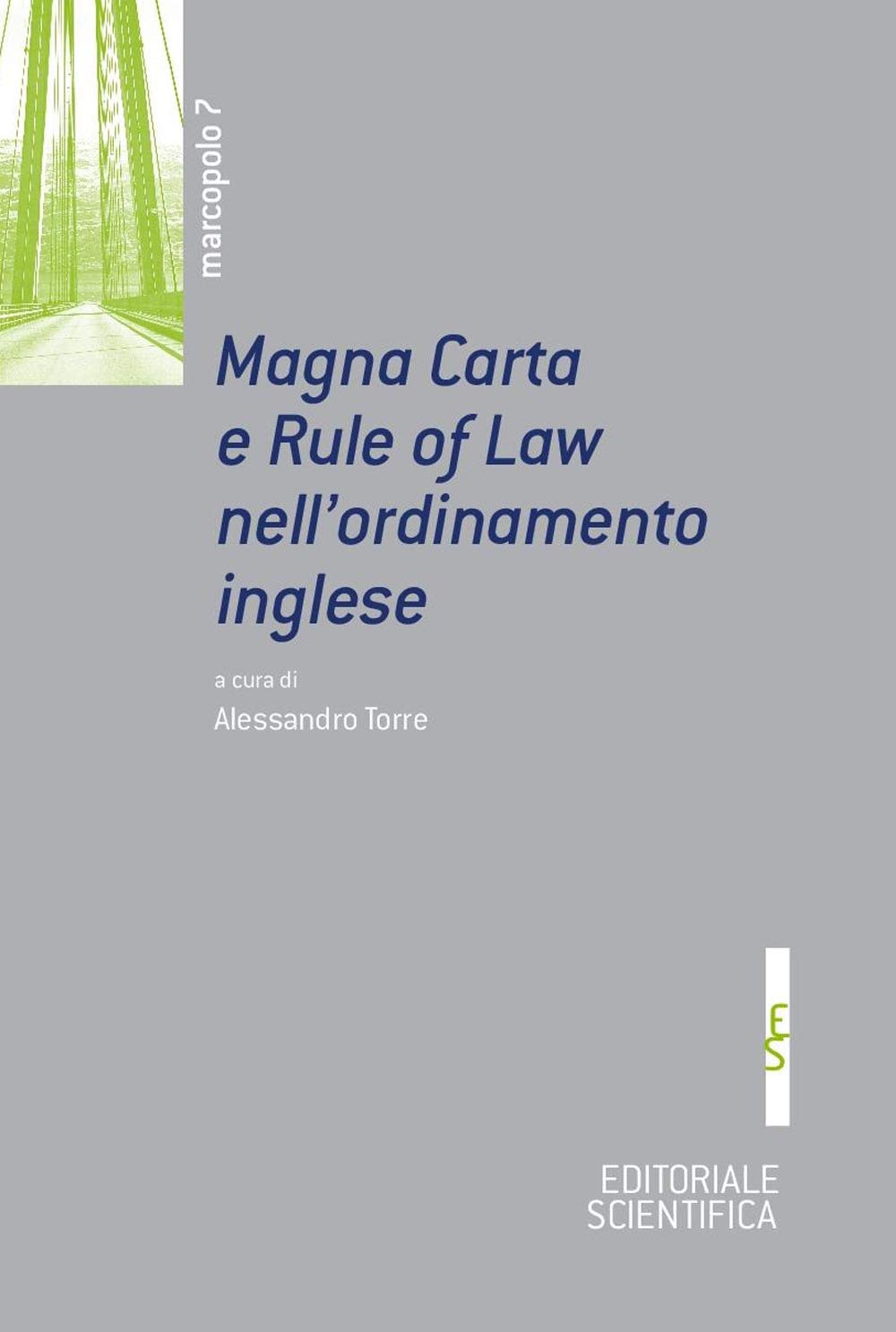 Magna Carta e Rule of Law nell'ordinamento inglese (Marcopolo) Law