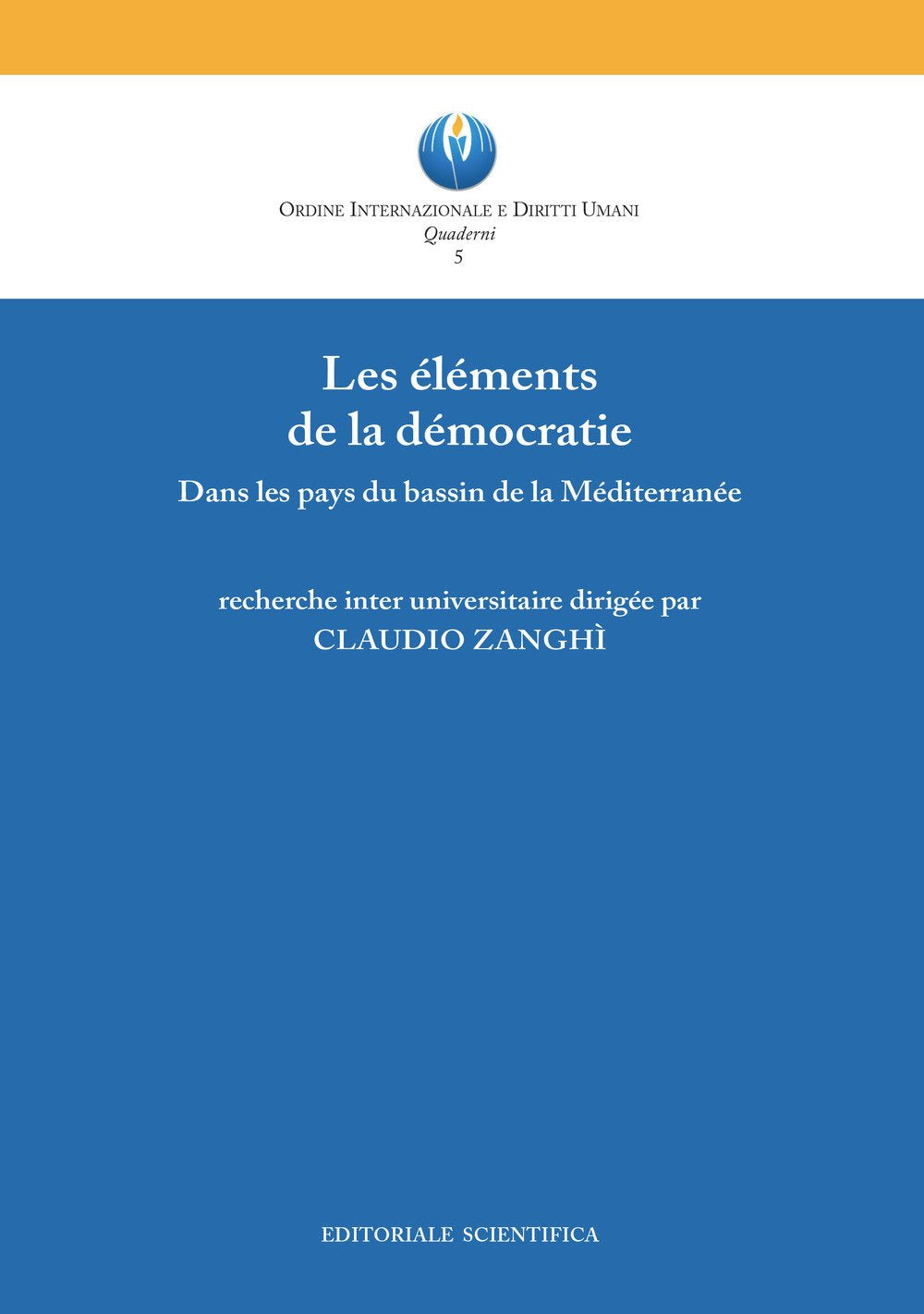 Les éléments de la démocratie. Dans les pays du bassin de la Méditerranée (Ordine Intern. e Diritti Umani. Quaderni) Books