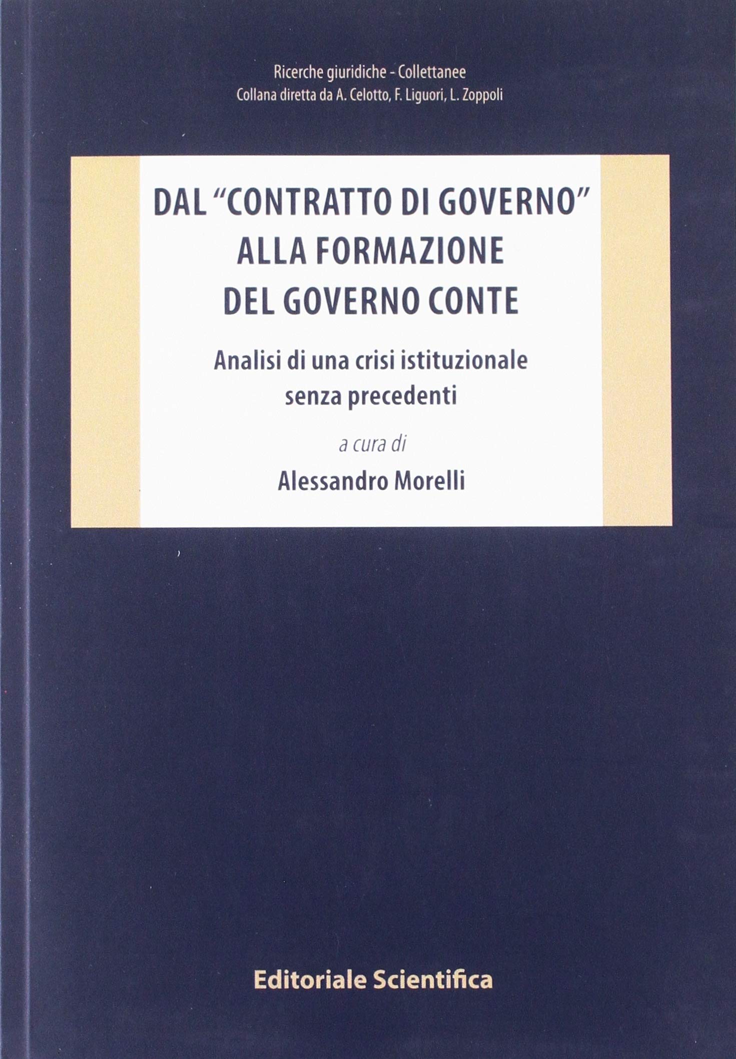 Dal «contratto di governo» alla formazione del governo Conte. Analisi di una crisi istituzionale senza precedenti (Ricerche giuridiche. Nuovissima serie) Law