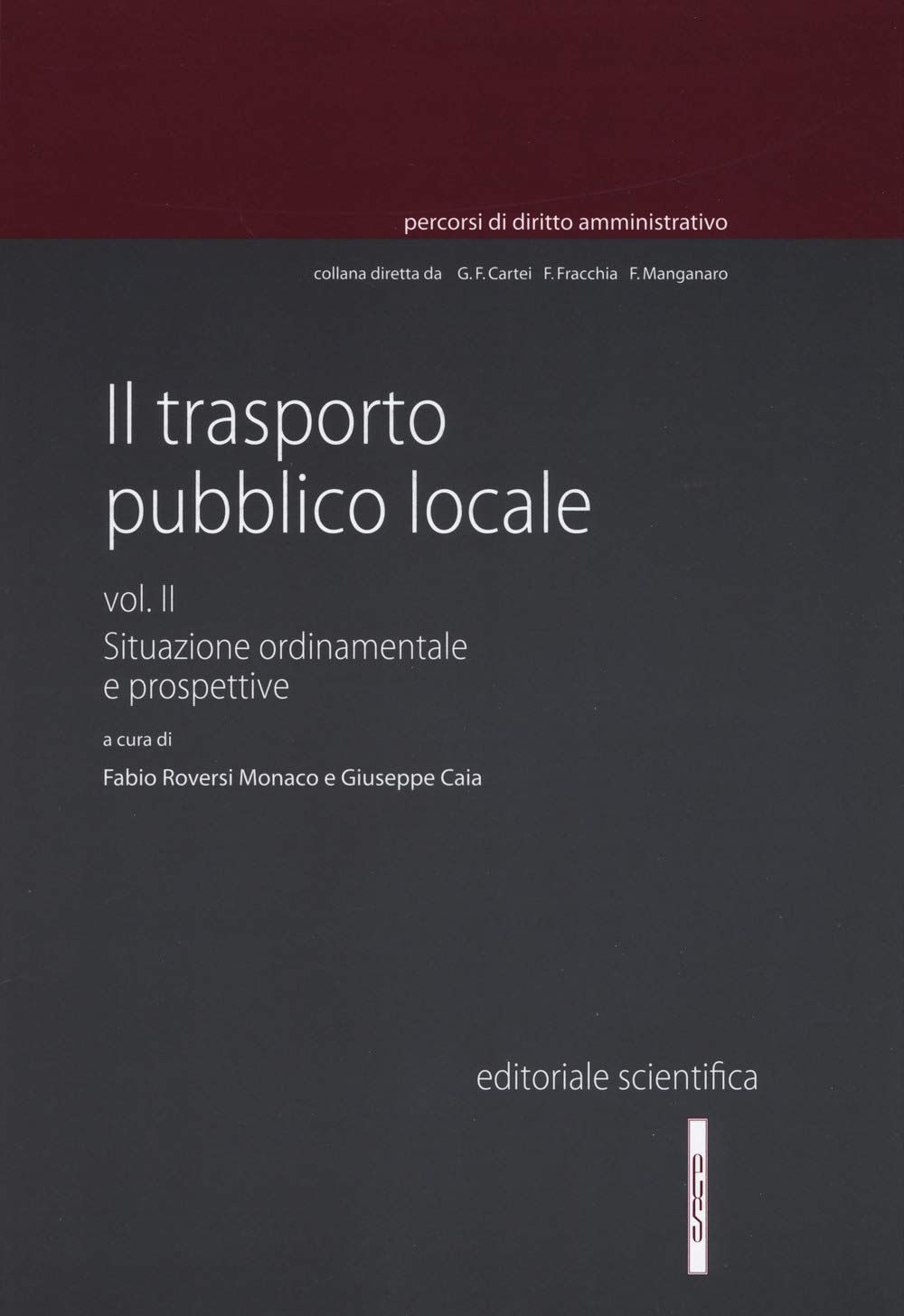 Il trasporto pubblico locale. Situazione ordinamentale e prospettive (Vol. 2) (Percorsi di diritto amministrativo) Law