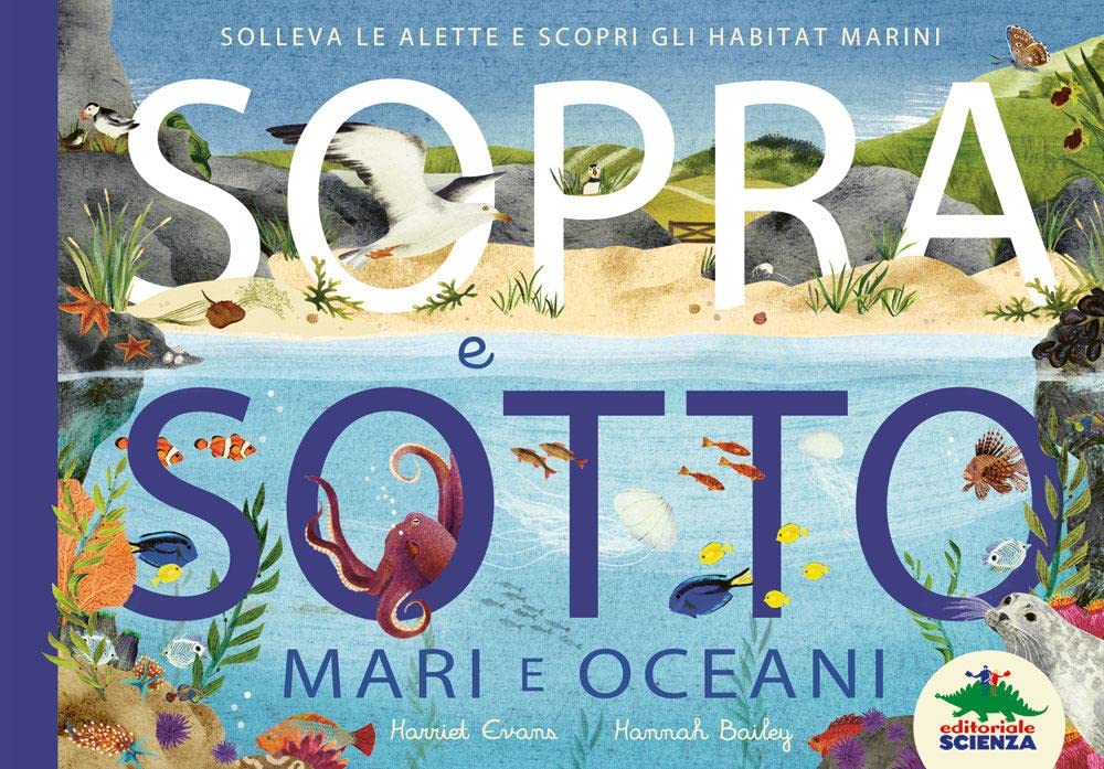 Sopra e sotto. Mari e oceani. Solleva le alette e scopri gli habitat marini book