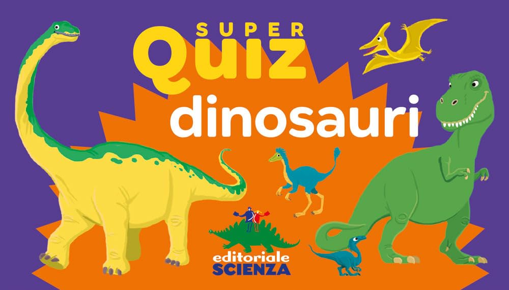 Dinosauri. Super quiz. Ediz. a colori. Con 100 Carte book