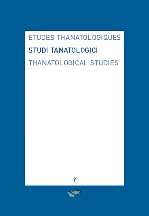 Studi tanatologici. Ediz. italiana, inglese e francese (2017-2018) (Vol. 9) (Strumenti) Death & Mourning