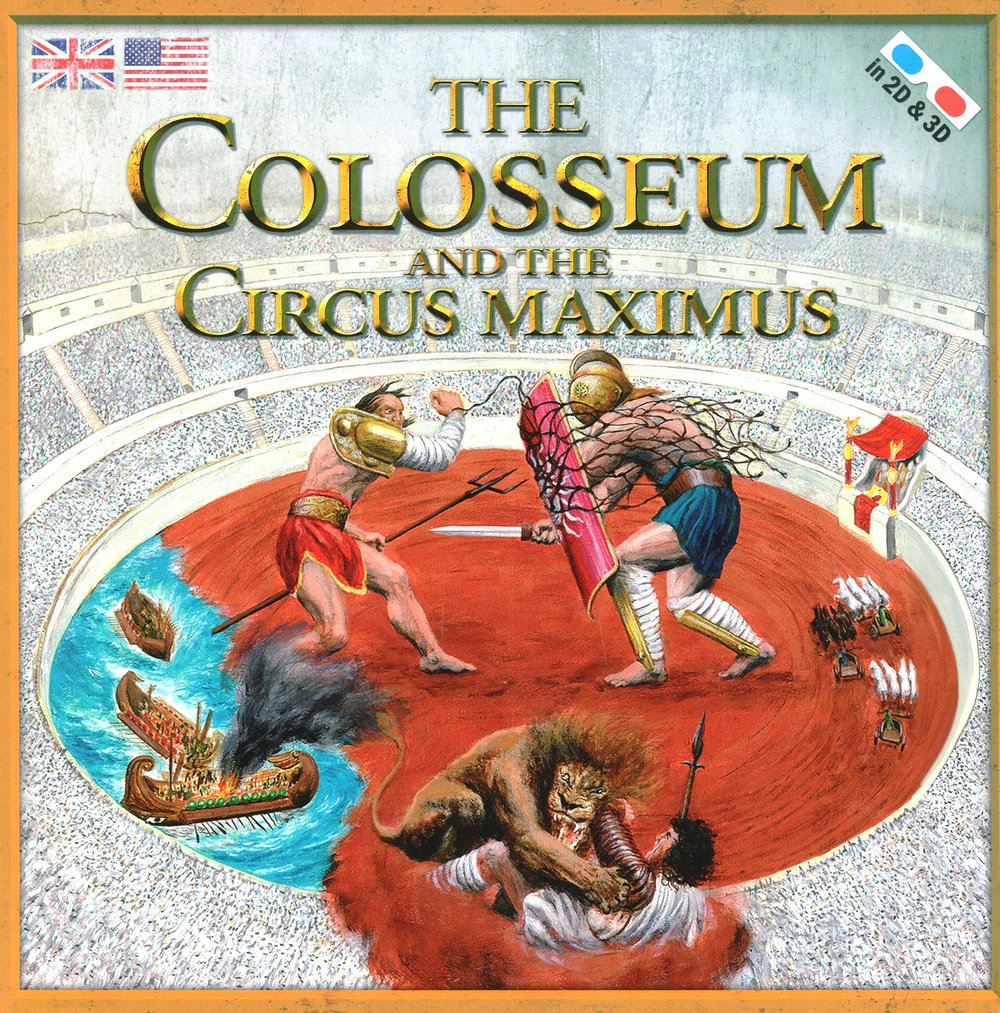 The Colosseum and the Circus Maximus. Con occhiali 3D book