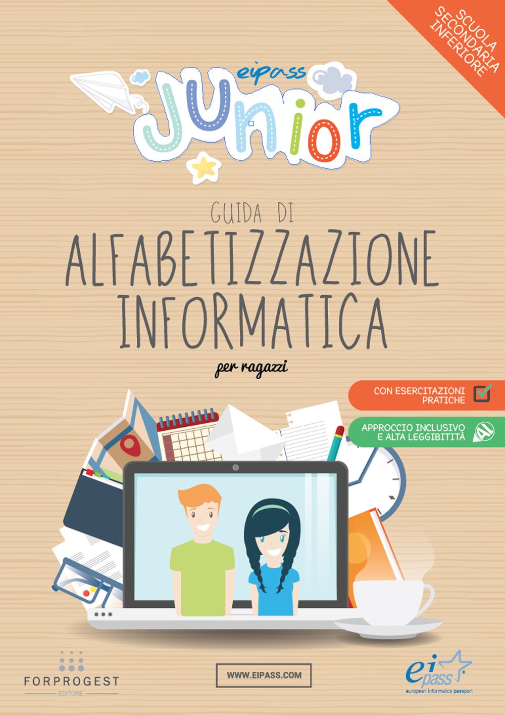 EIPASS junior. Guida di alfabetizzazione informatica . Per la Scuola media book