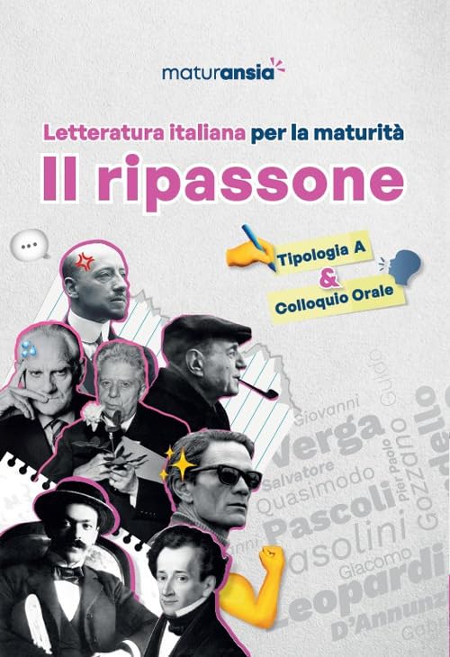 Letteratura italiana per la maturità. Il ripassone (Ripassoni) Professional & Reference Books