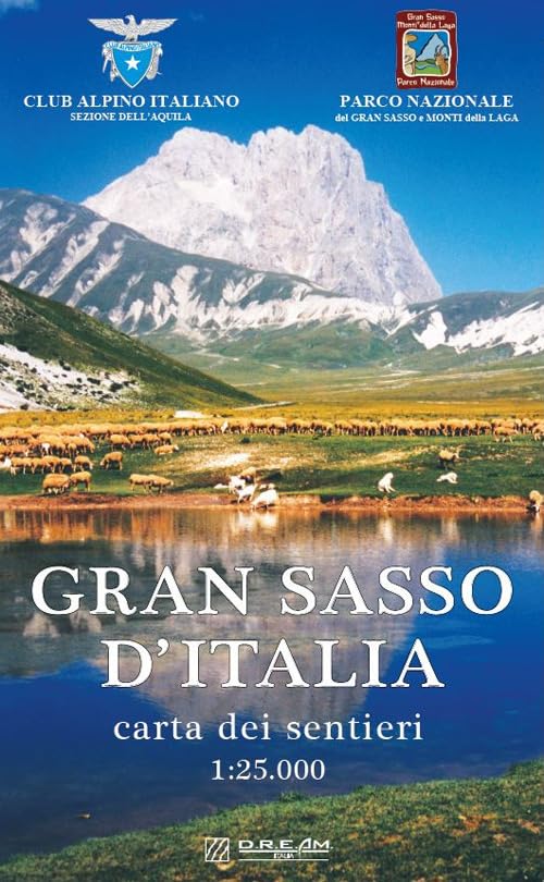 Gran Sasso d'Italia. Carta dei sentieri. Scala 1:25.000 Leisure, Home & Garden