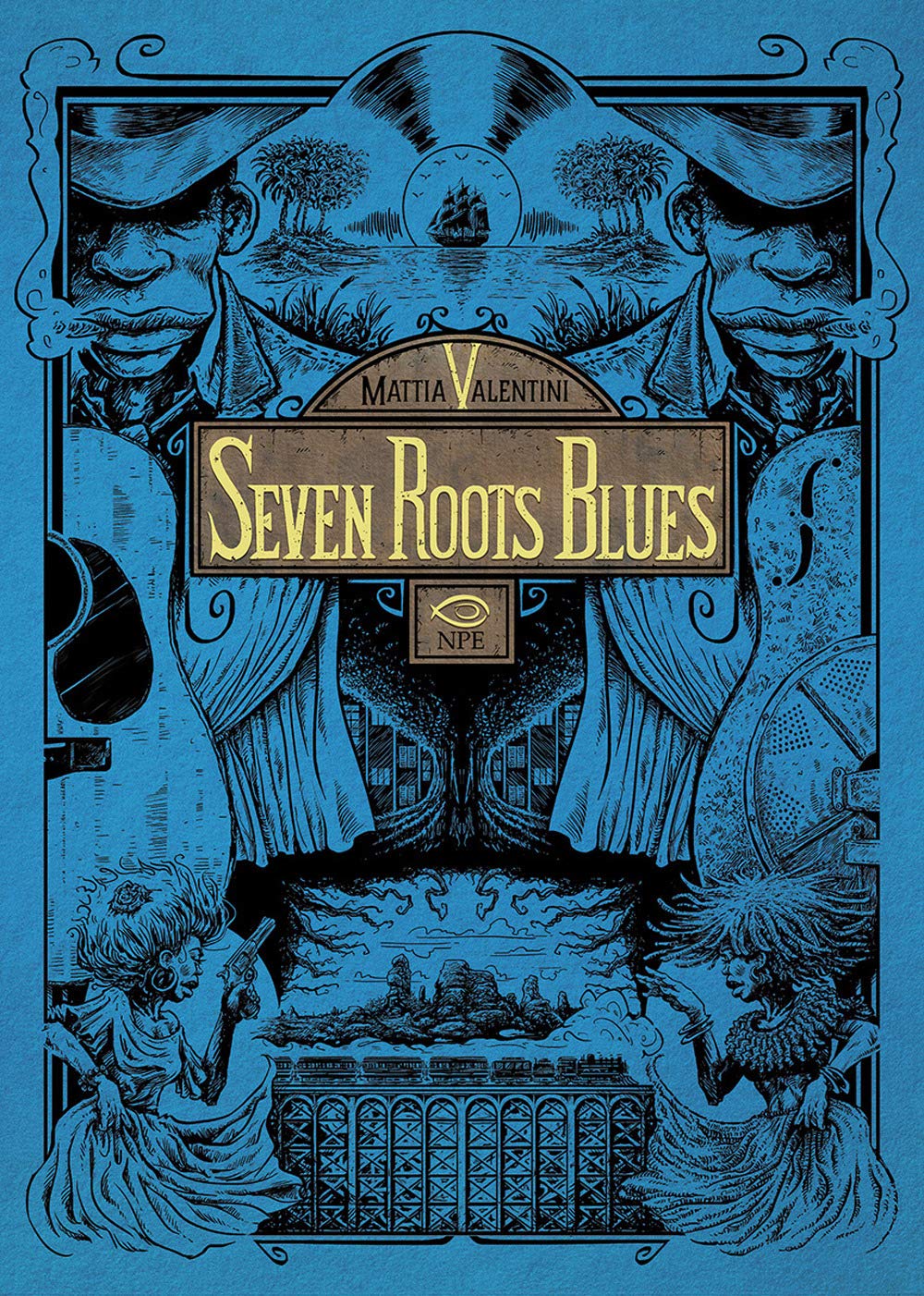 Mattia Valentini - Seven Roots Blues (1 BOOKS) (Music & comics) Manga
