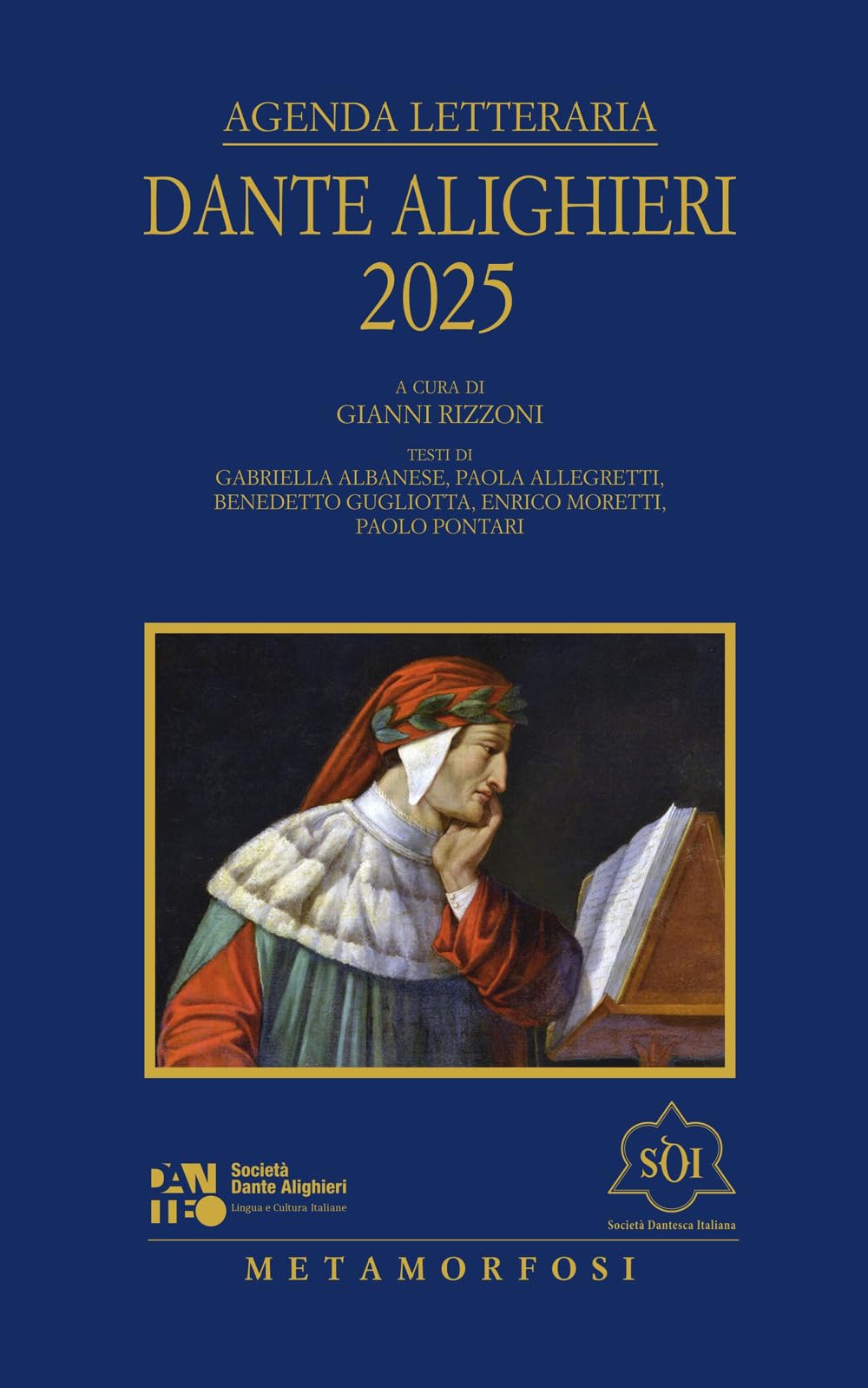 Agenda letteraria Dante Alighieri 2025 Leisure, Home & Garden