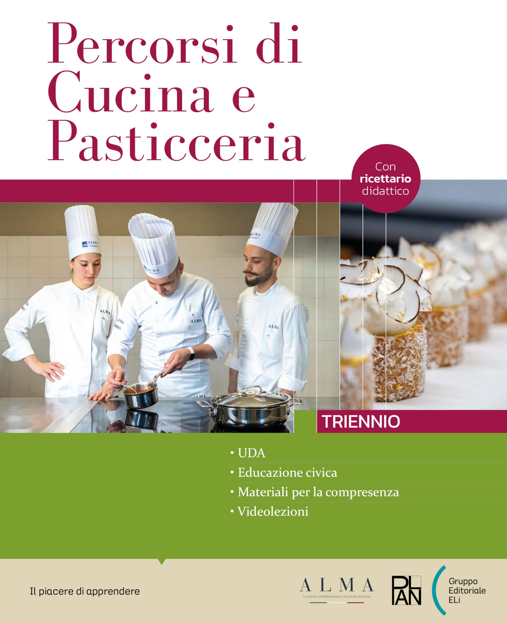 Percorsi di cucina e pasticceria. Con Ricettario. Per il triennio degli Ist. professionali. Con e-book. Con espansione online book