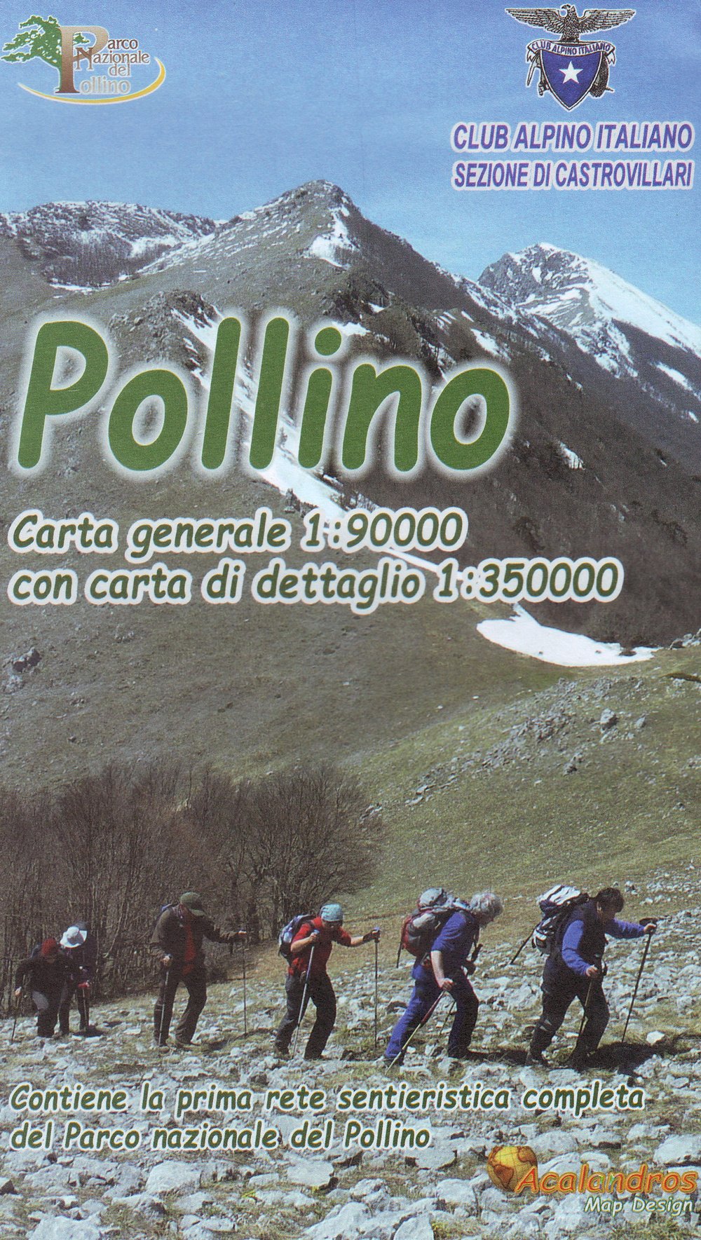 Pollino. Carta generale 1:90.000. Con carta di dettaglio 1:35.000 Leisure, Home & Garden