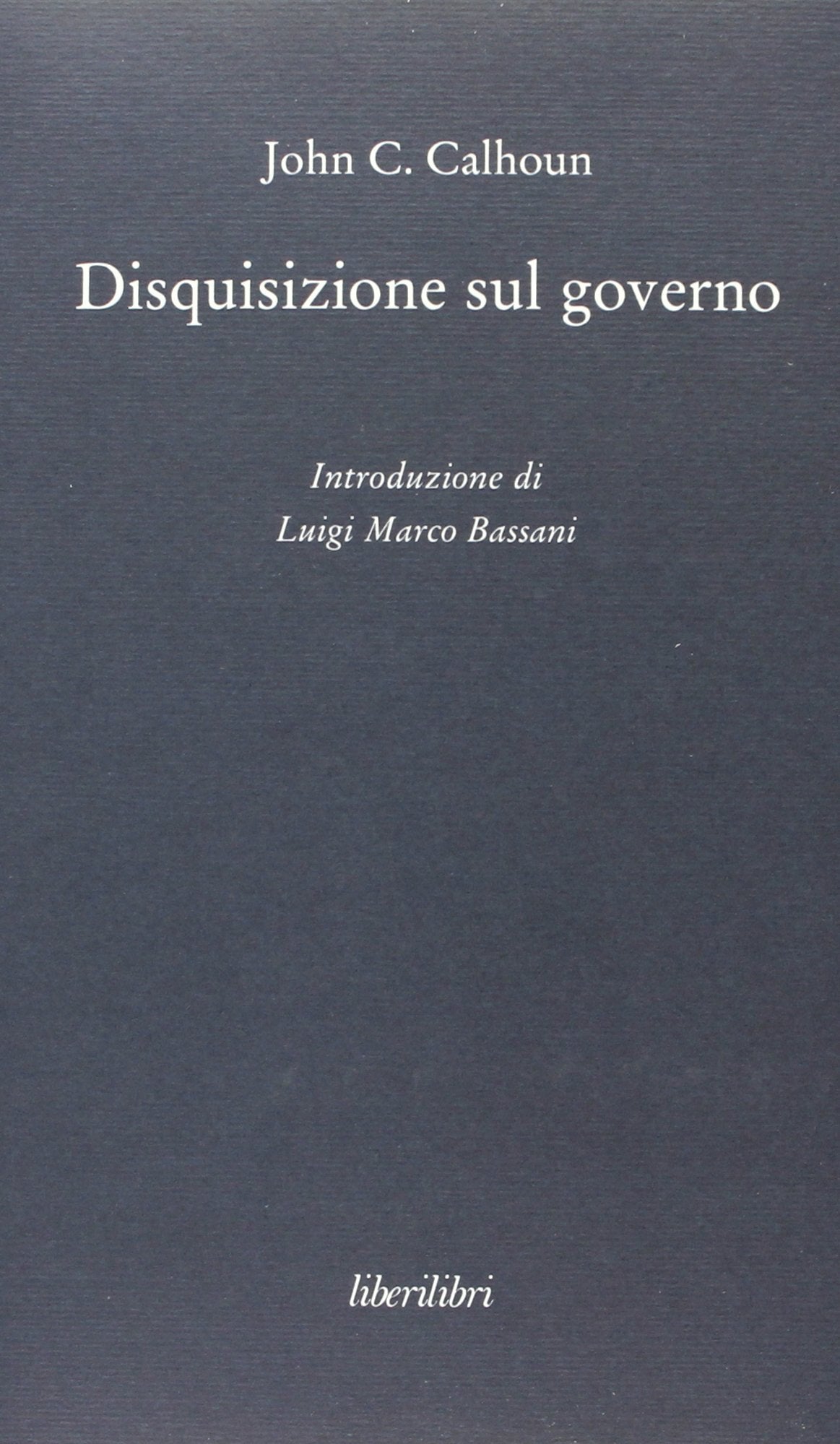 Disquisizione sul governo book