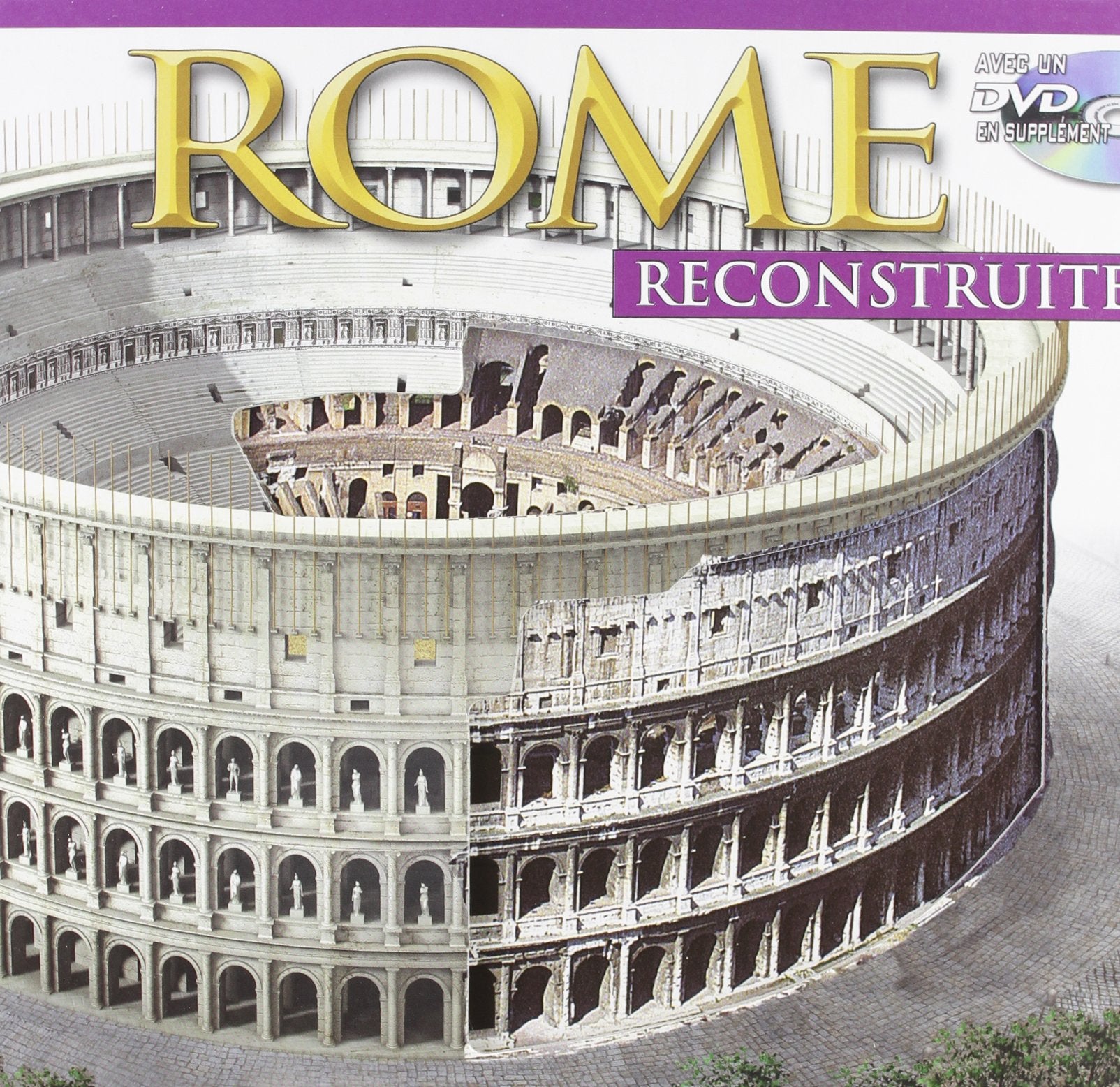 Rome reconstruite avec un DVD en supplément maxi edition francese book