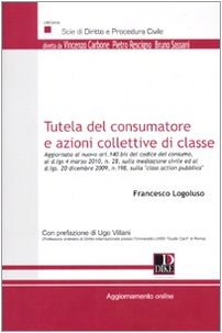Tutela del consumatore e azioni collettive di classe book
