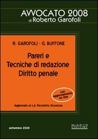 Pareri e tecniche di redazione. Diritto penale book