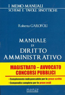 Manuale di diritto amministrativo book