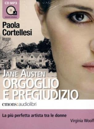Orgoglio e pregiudizio letto da Paola Cortellesi. Audiolibro. CD Audio formato MP3 cd