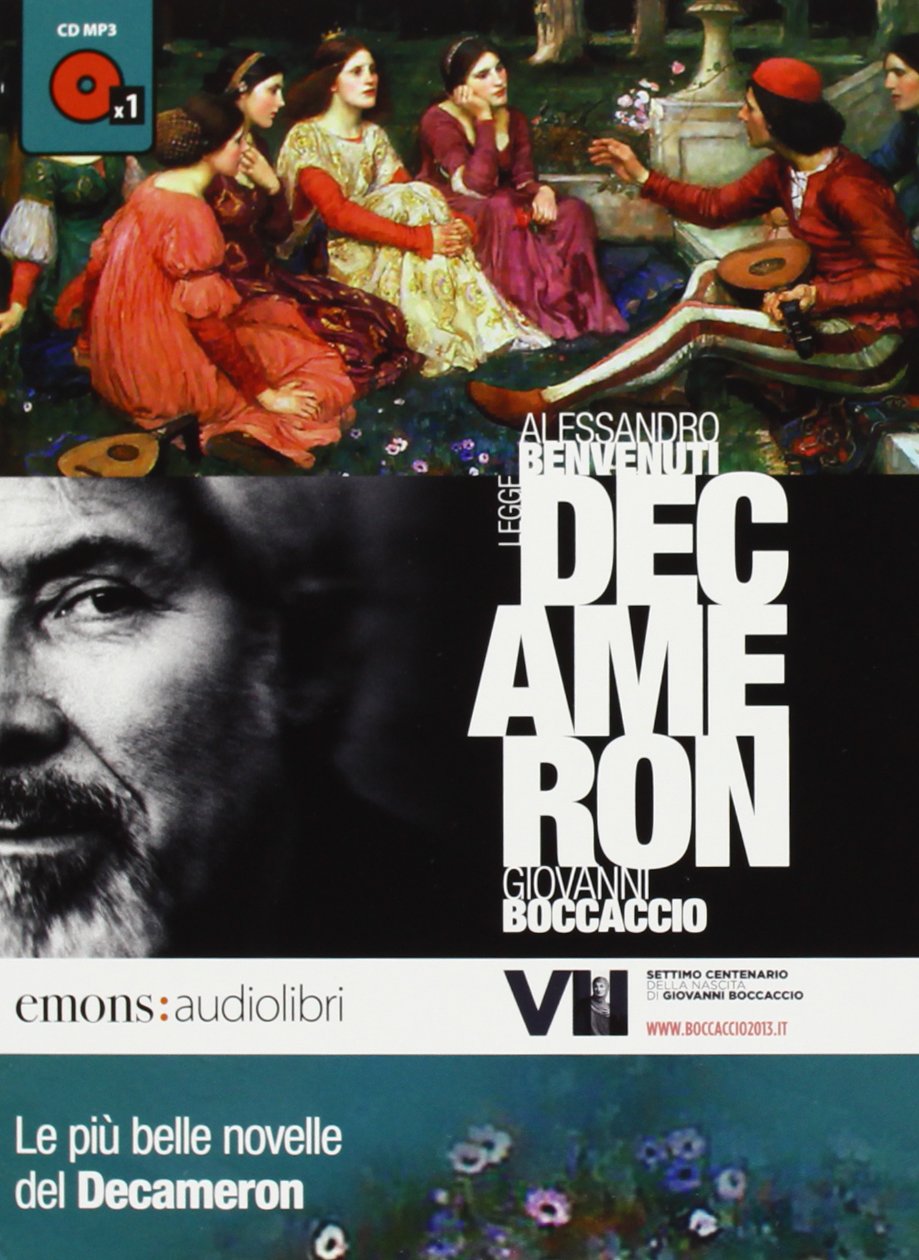 Le più belle novelle del Decamerone lette da Alessandro Benvenuti. Audiolibro. CD Audio formato MP3 Classics