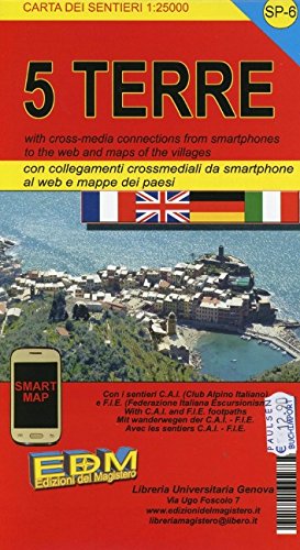 5 Terre  / Cinqueterre 1 : 25.000. Blatt SP-42 Leisure, Home & Garden