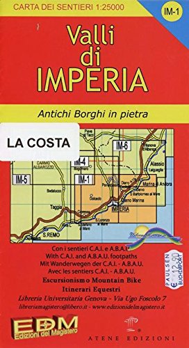 Valli di Imperia 1 : 25.000. Blatt IM-1 book