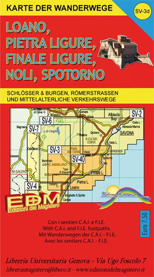 Loano, Pietra Ligure, Finale Ligure, Noli, Spotorno 1 : 25.000 Leisure, Home & Garden