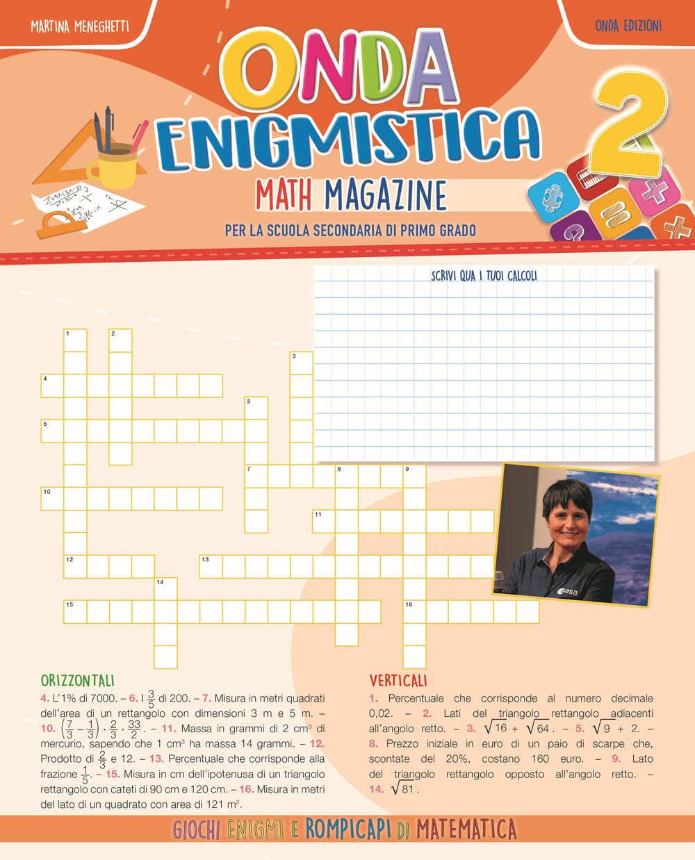 Onda enigmistica. Math Magazine Per la Scuola media (Vol. 2) Professional & Reference Books