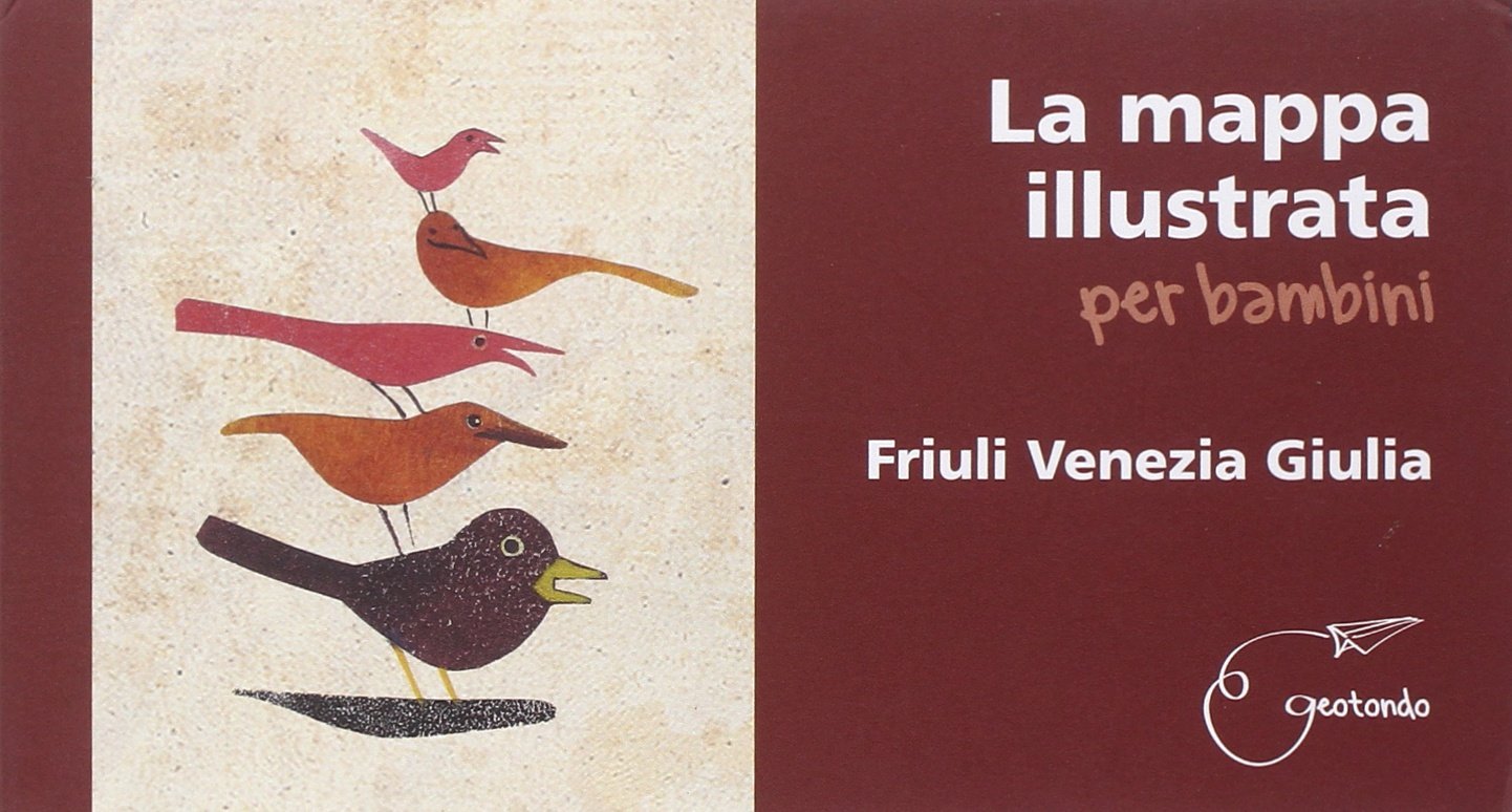 Mappa illustrata per bambini. Friuli Venezia Giulia Maps & Plans
