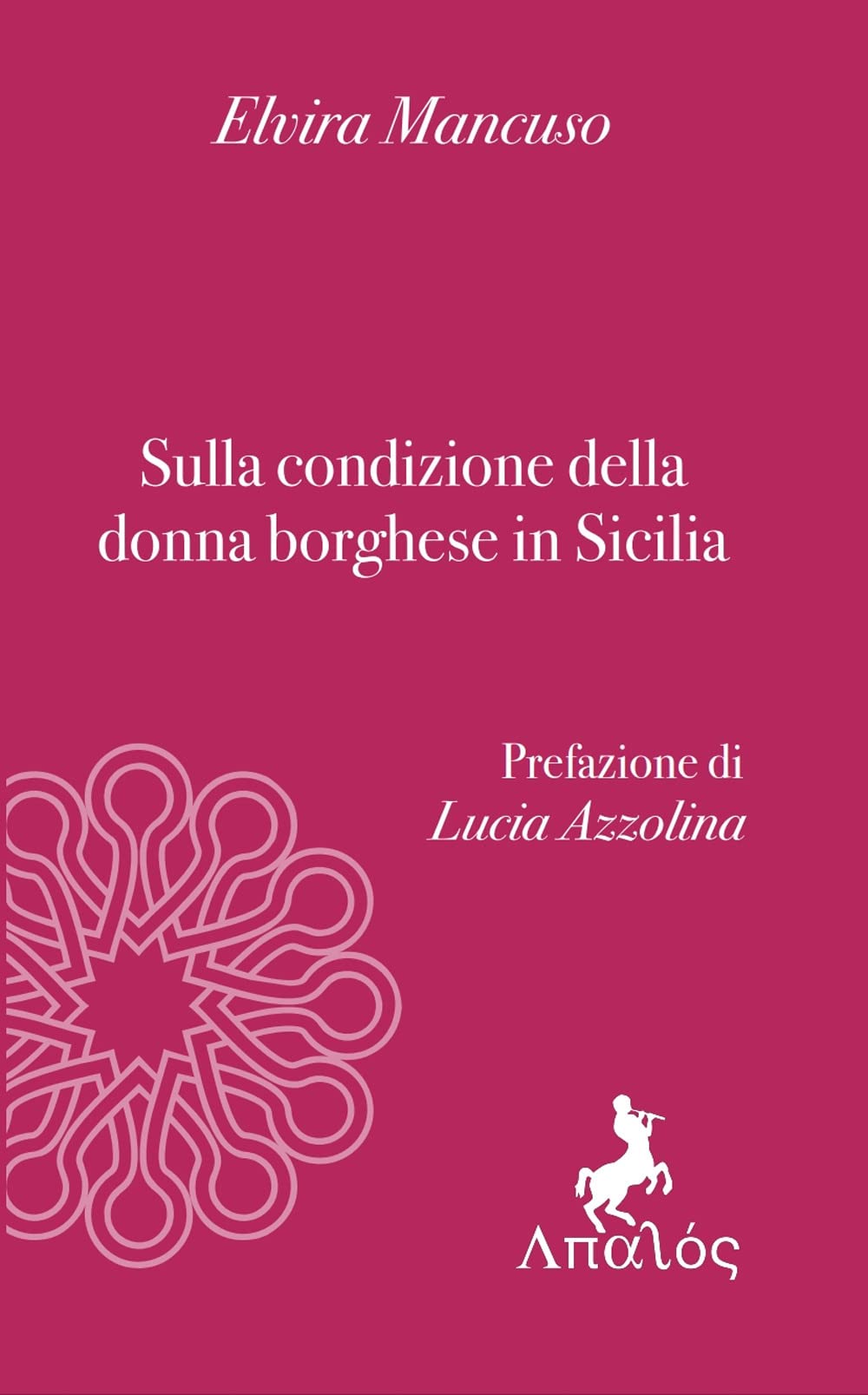 Sulla condizione della donna borghese in Sicilia (Apalòs) Books