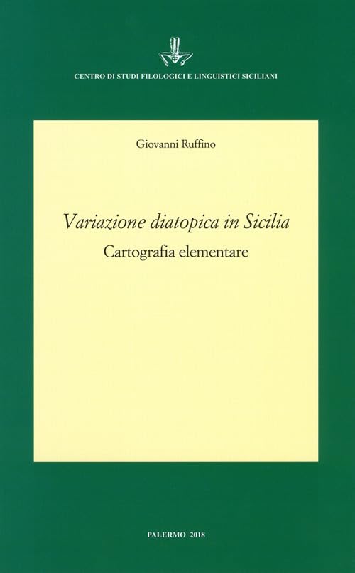 Variazione diatopica in Sicilia. Cartografia elementare book