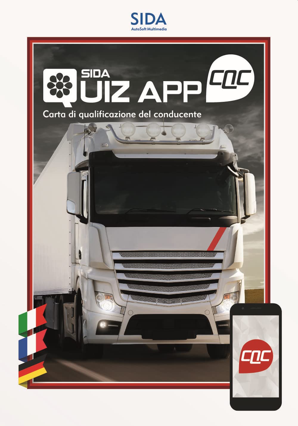 SIDA quiz app CQC. Carta di qualificazione del conducente book