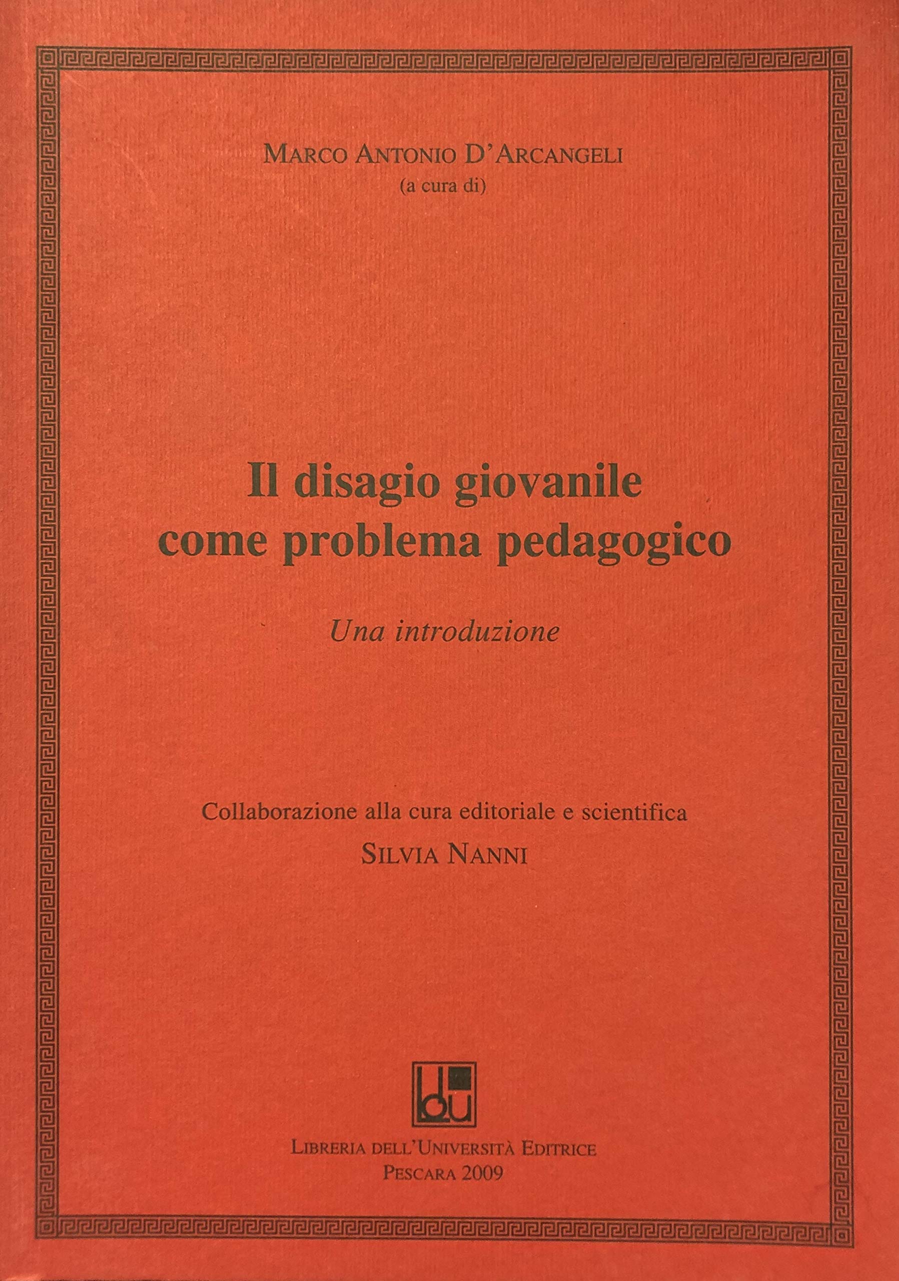 Il disagio giovanile come problema pedagogico book