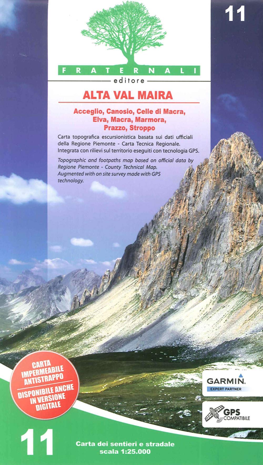 Alta Valle Maira 1 : 25 000 (wandelkaart, Band 11) Leisure, Home & Garden