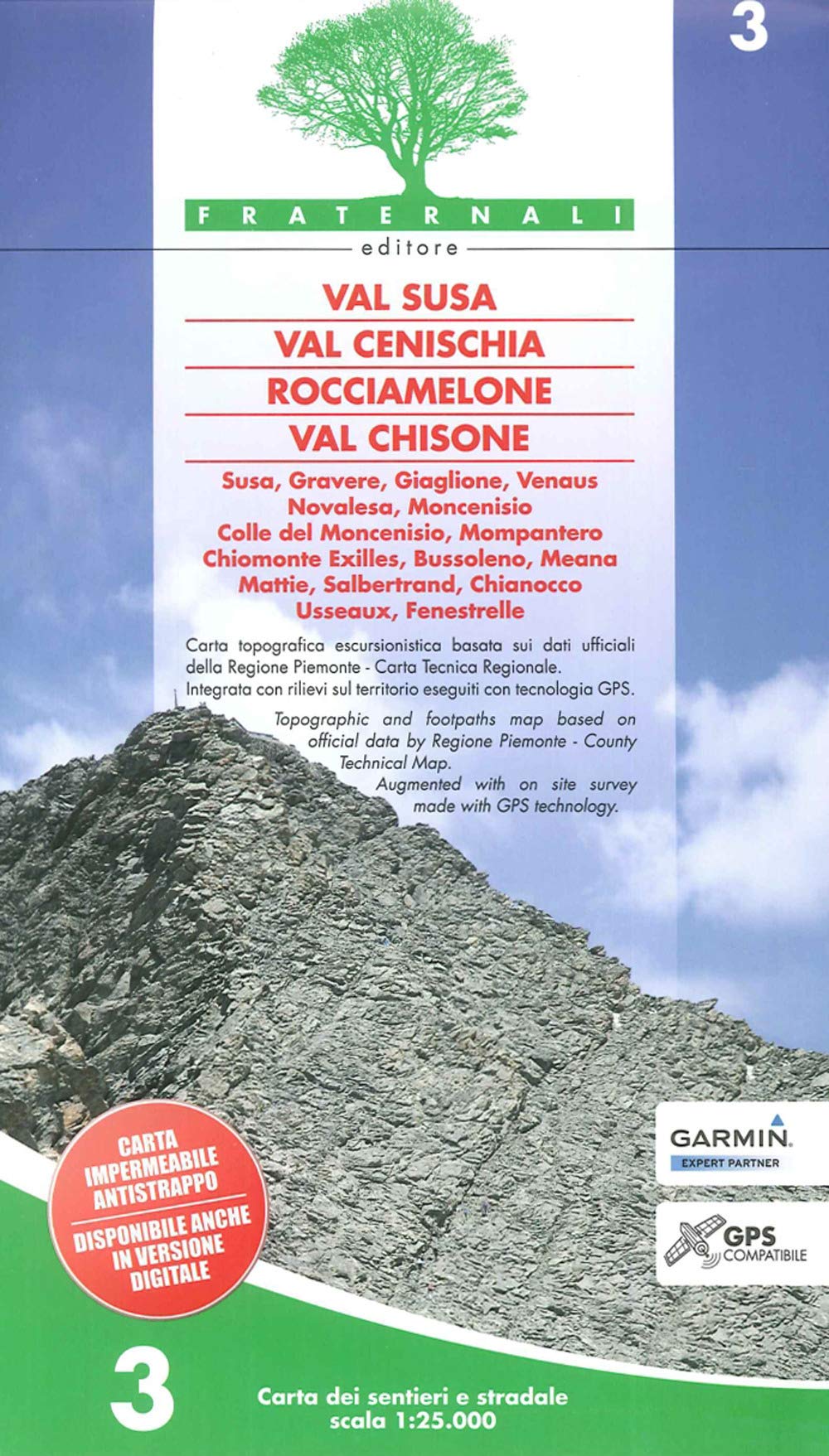 Val Susa - Val Cenischia - Rocciamelone - Val Chisone (wandelkaart, Band 3) Leisure, Home & Garden