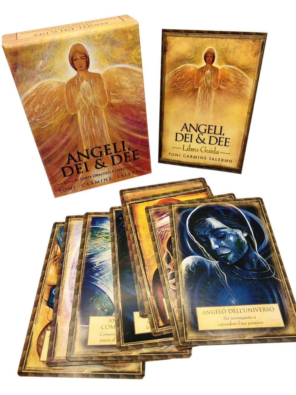 Angeli, Dei e Dee. Libro guida. Con 45 carte oracolo Religion & Esotericism