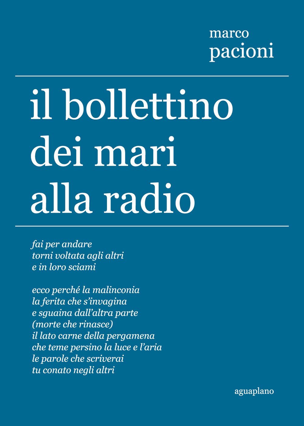 Il bollettino dei mari alla radio book