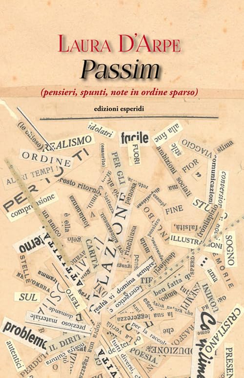 Passim (pensieri, spunti, note in ordine sparso) Contemporary literature