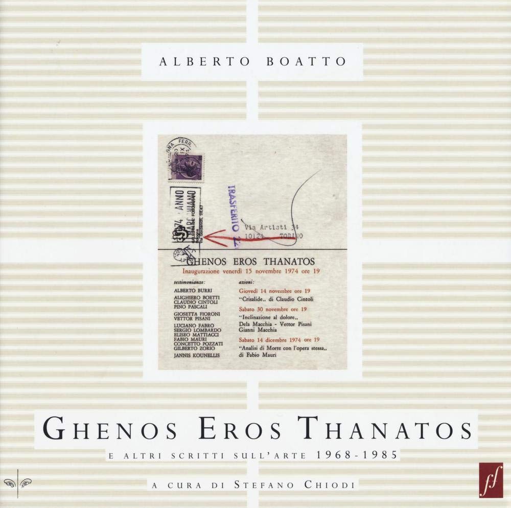 Ghenos Eros Thanatos e altri scritti sull'arte (1968-1985) book