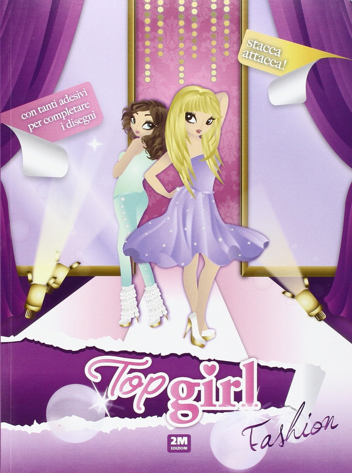 Top girl fashion. Con adesivi. Ediz. illustrata Non-fiction