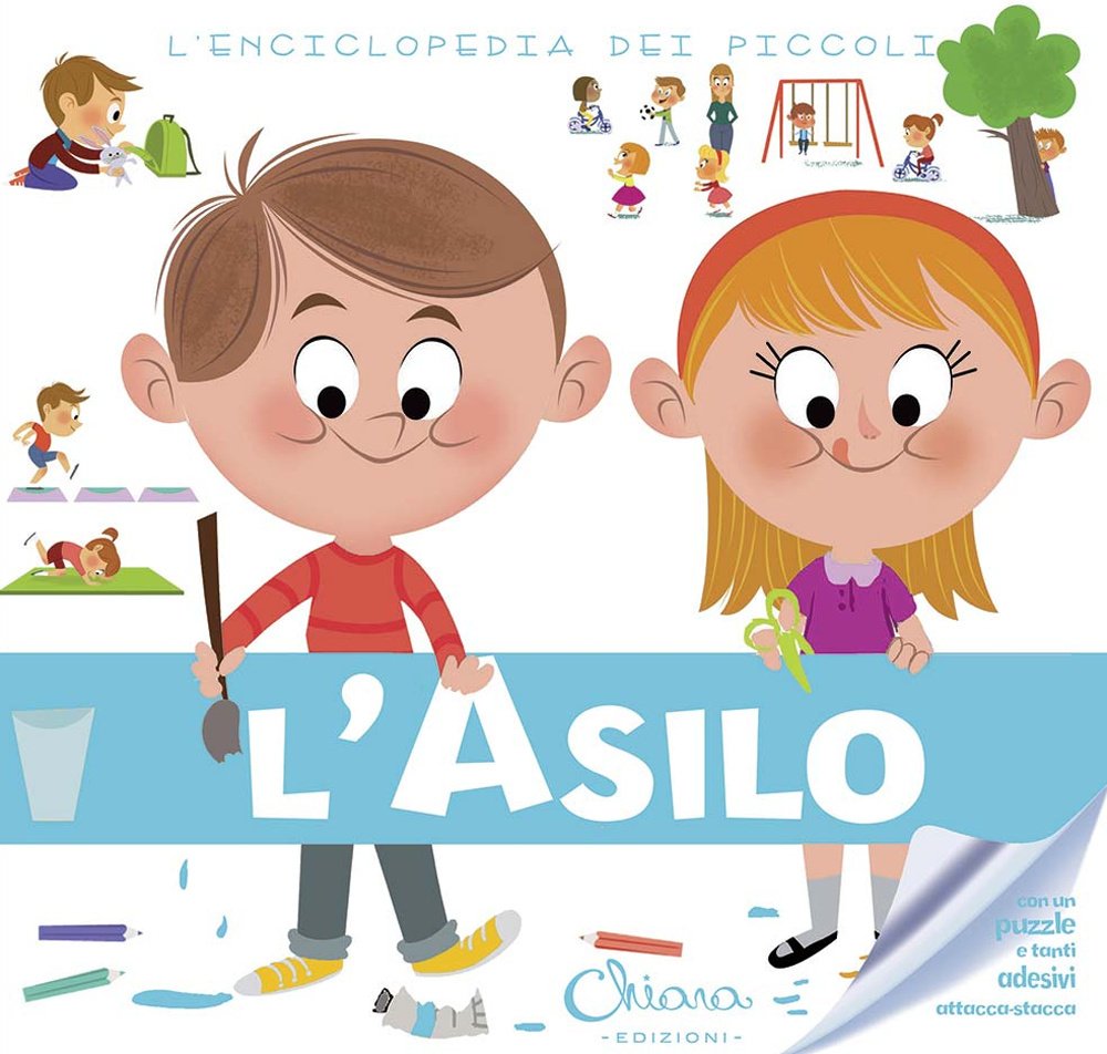 L'asilo. L'enciclopedia dei piccoli. Con adesivi. Ediz. illustrata Babies & Toddlers