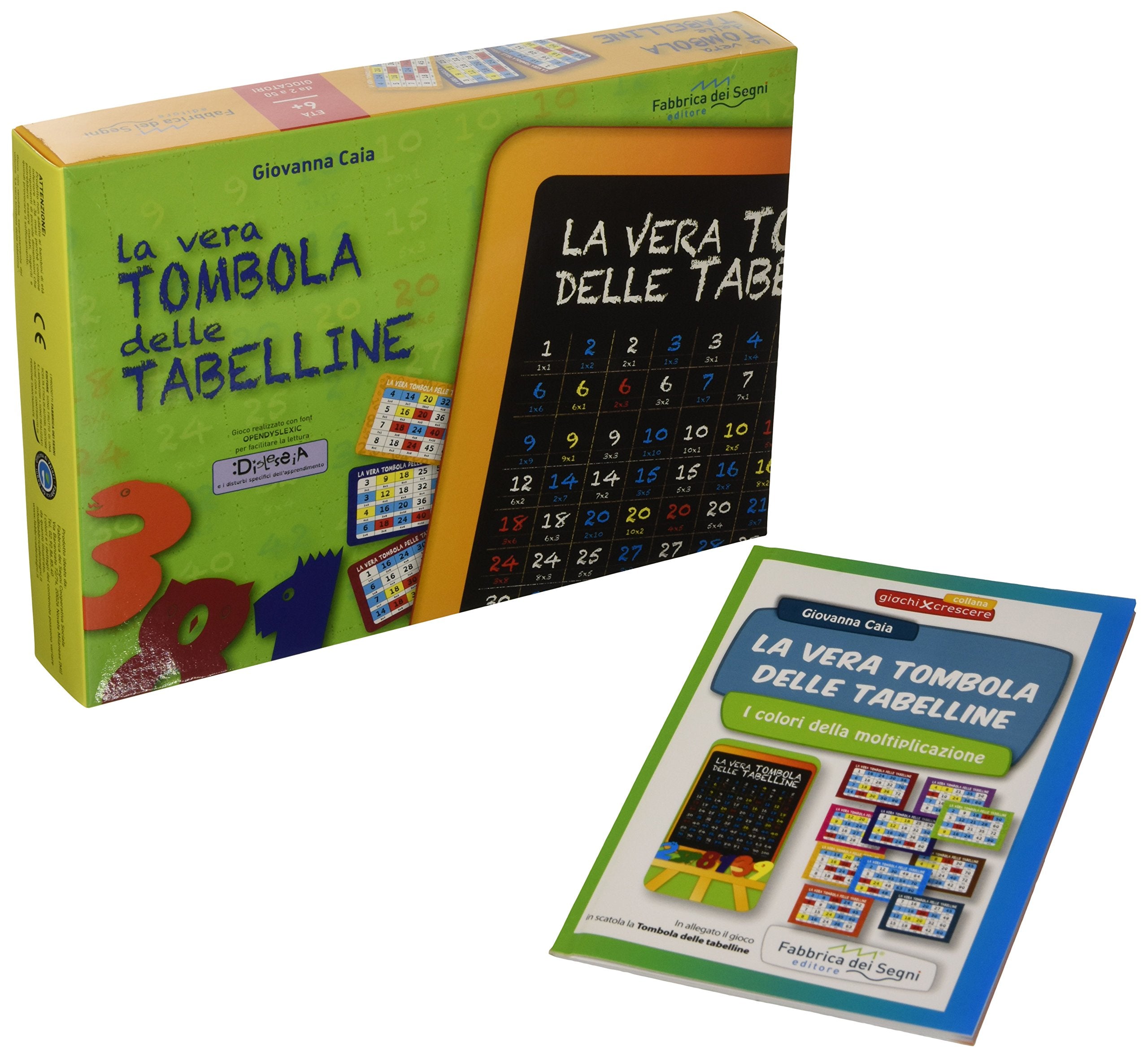 La vera tombola delle tabelline. I colori della moltiplicazione. Ediz. illustrata. Con gadget book