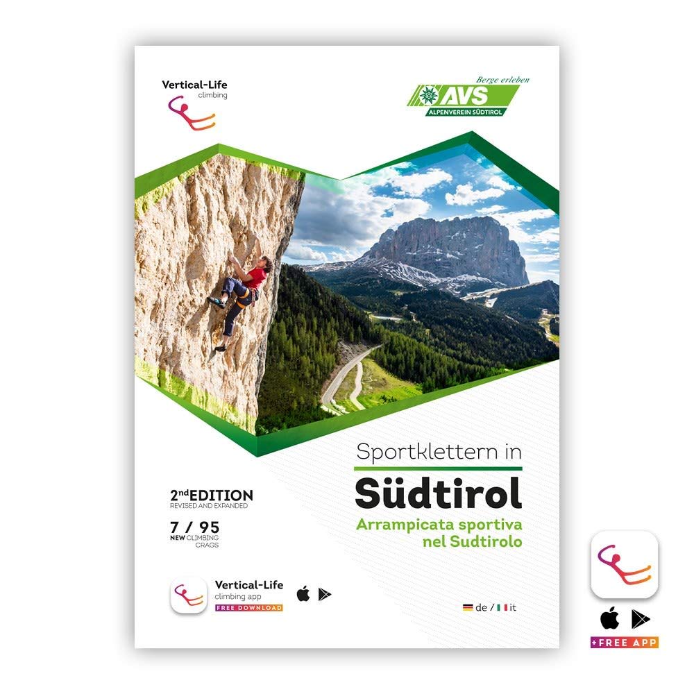 Sportklettern in Südtirol / Arrampicata sportiva nel Sudtirolo: 95 Gebiete. 7 neu. Mit Climbing App Leisure, Home & Garden