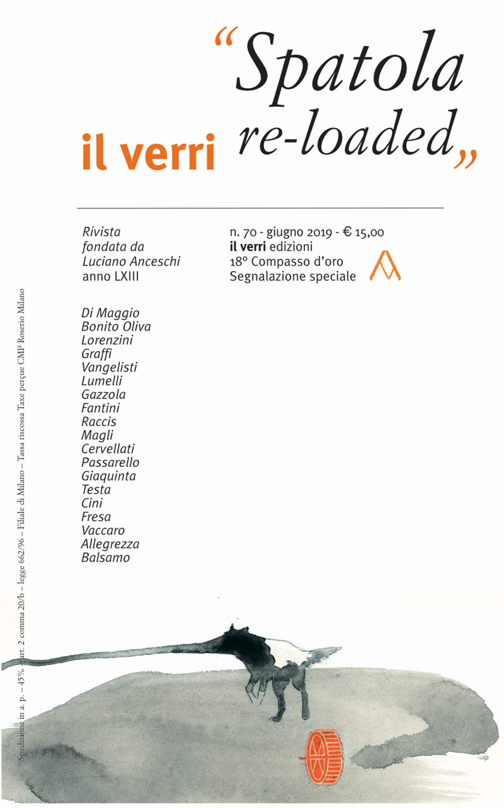 Il Verri. Spatola re-loaded (2019) (Vol. 70) Contemporary literature