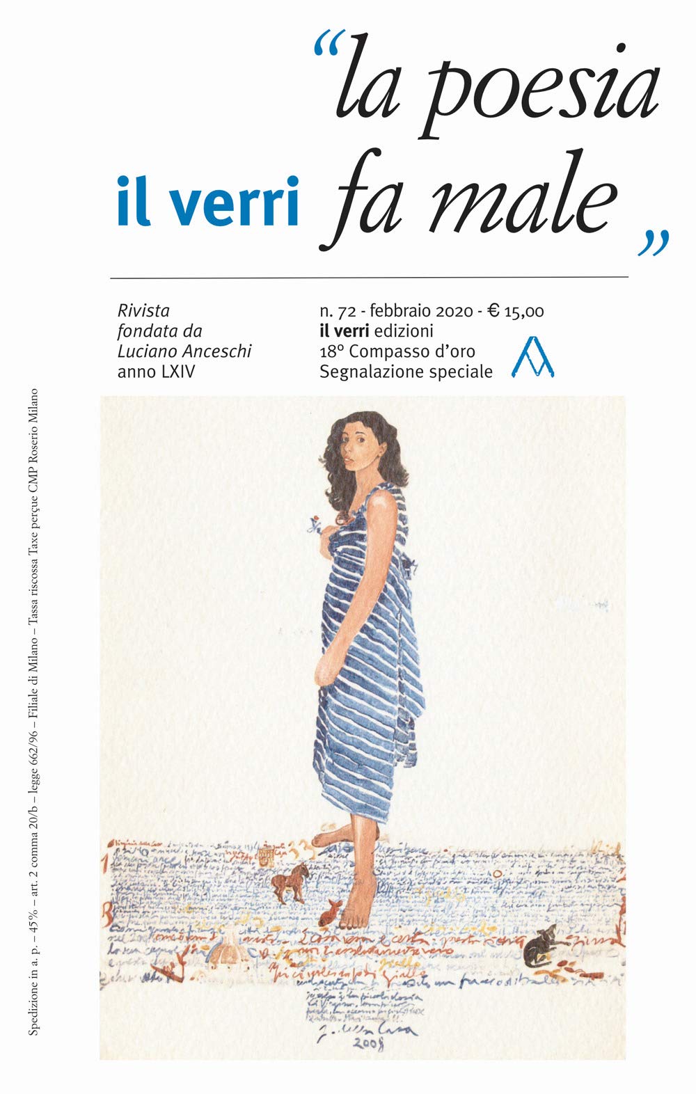 Il Verri. La poesia fa male (2020) (Vol. 72) Contemporary literature