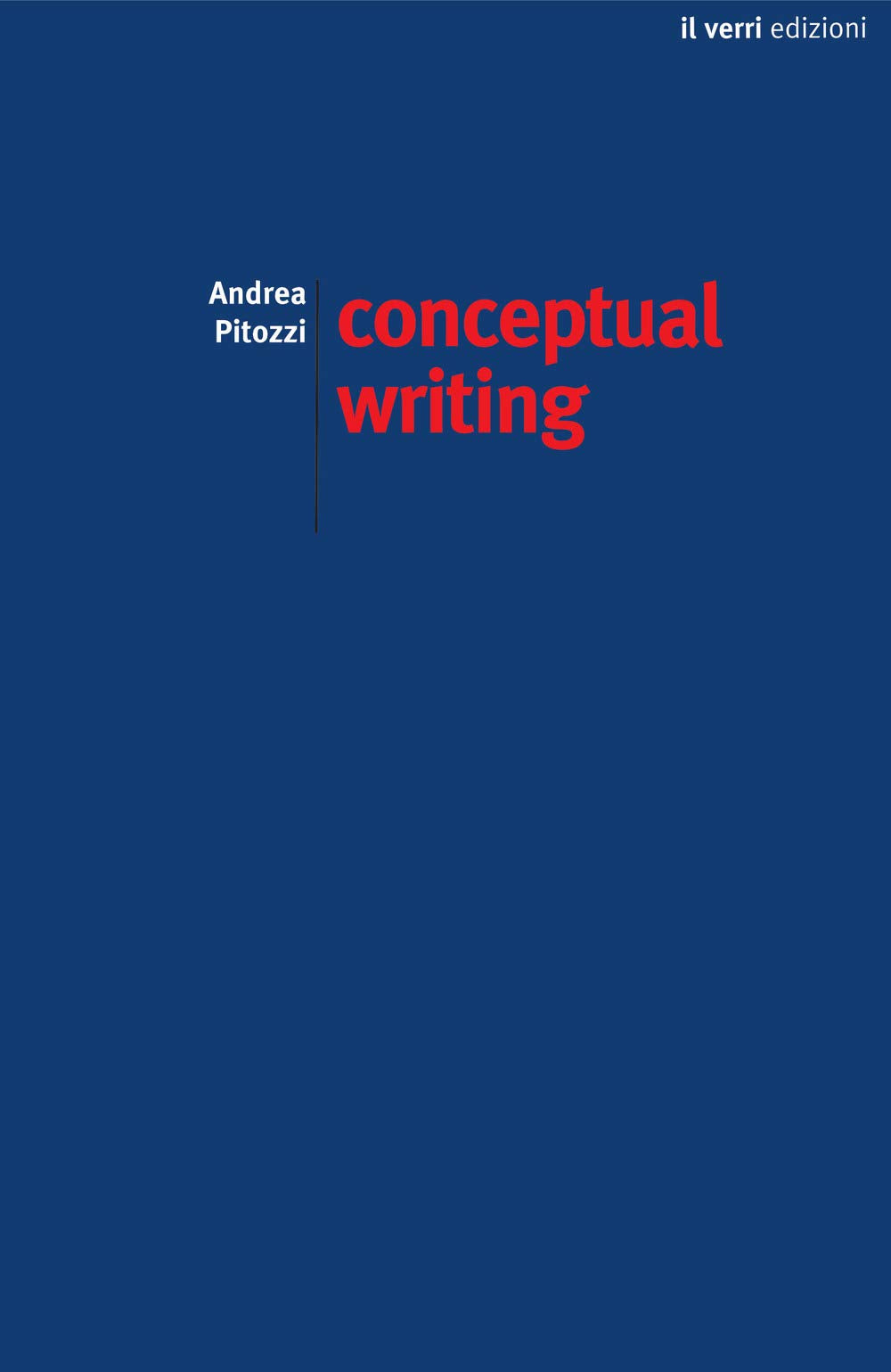 Conceptual writing. Percorsi nella scrittura concettuale contemporanea (Il pastore elettrico) Contemporary literature