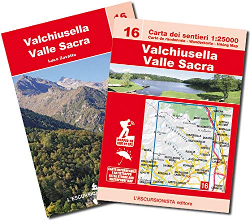 Valchiusella Valle Sacra. Con mappa escursionistica 1:25.000. Ediz. italiana, francese e inglese. Con carta geografica ripiegata 1:25.000 (Trekking week-end) Leisure, Home & Garden