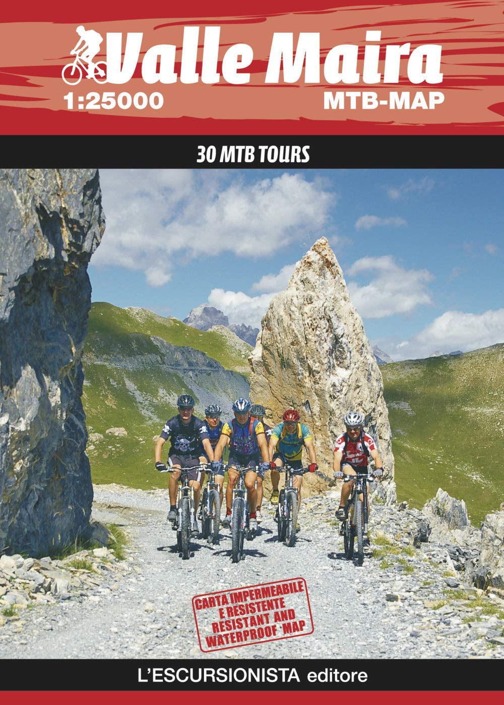 Valle Maira 1:25000 MTB Mountain Bike. 30 MTB tours. Ediz. multilingue Leisure, Home & Garden