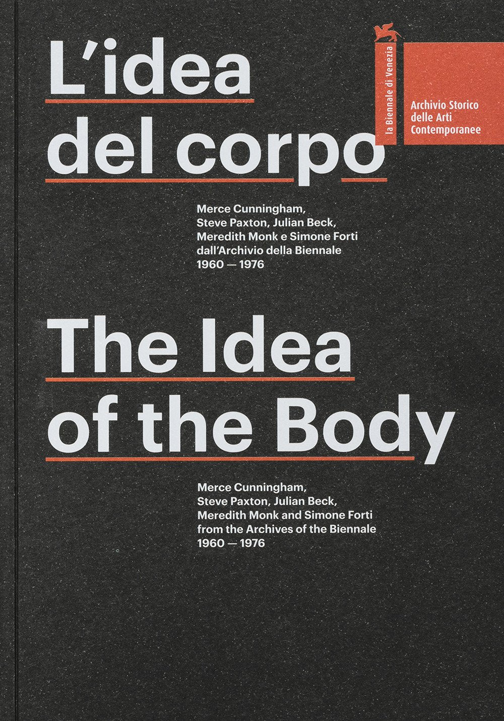 L' idea del corpo. Merce Cunningham, Steve Paxton, Julian Beck, Meredith Monk e Simone Forti dall'Archivio della Biennale 1960-1676 Film, Art & Culture