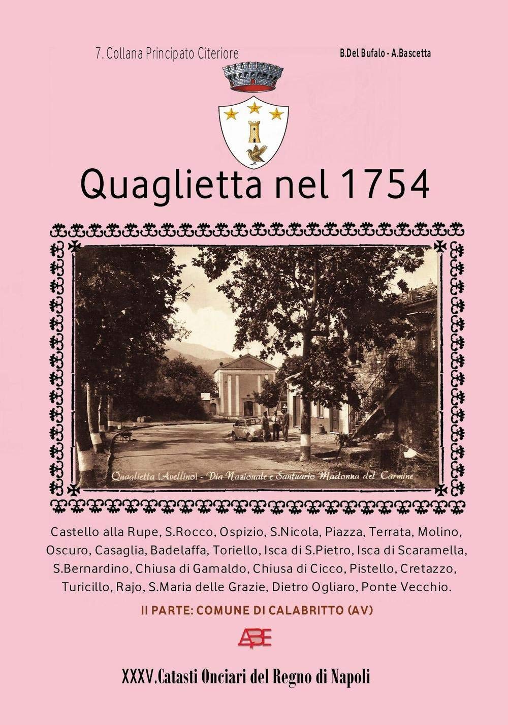 Quaglietta nel 1754. Principato citra (Catasti onciari del Regno di Napoli) Leisure, Home & Garden