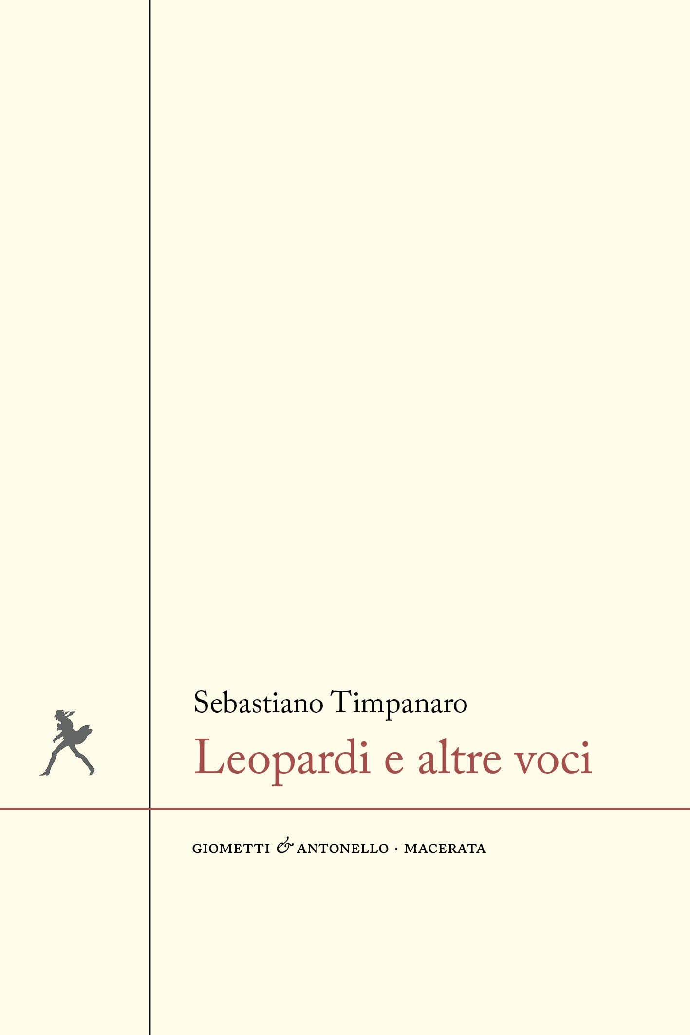Leopardi e altre voci (Letteratura) Contemporary literature